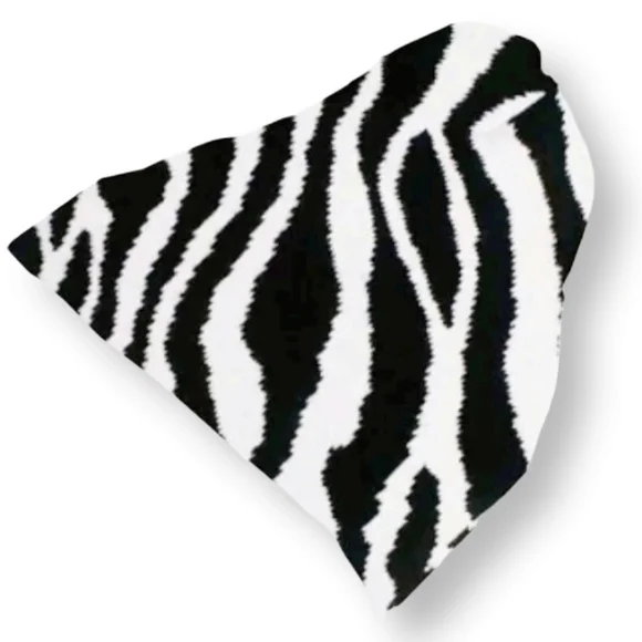 GROOVY GLAM Zebra Print Knit Ski Cap - Picture 3 of 4